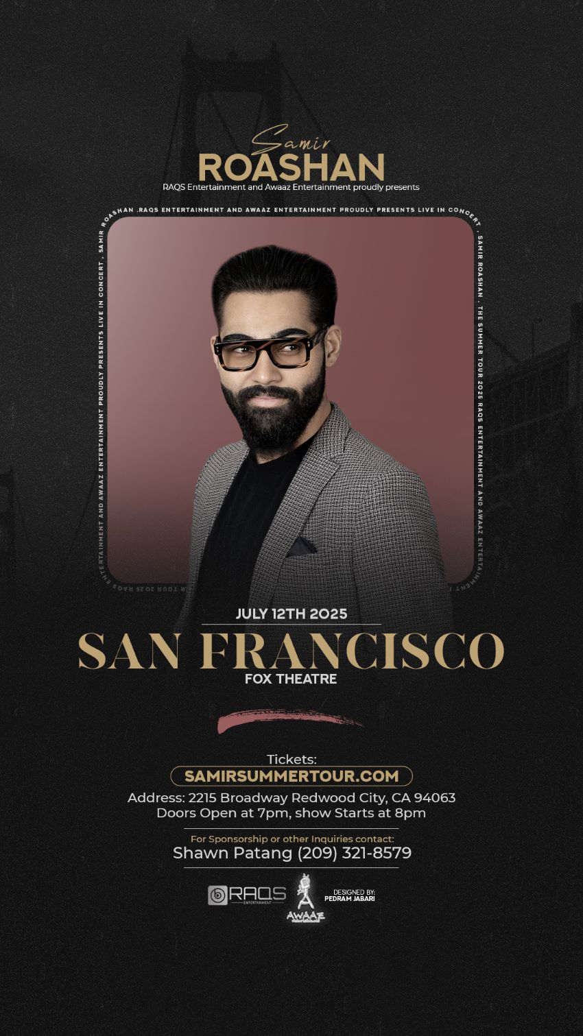 Samir Roashan Live in Concert | The Summer Tour 2025 | Bay Area, CA